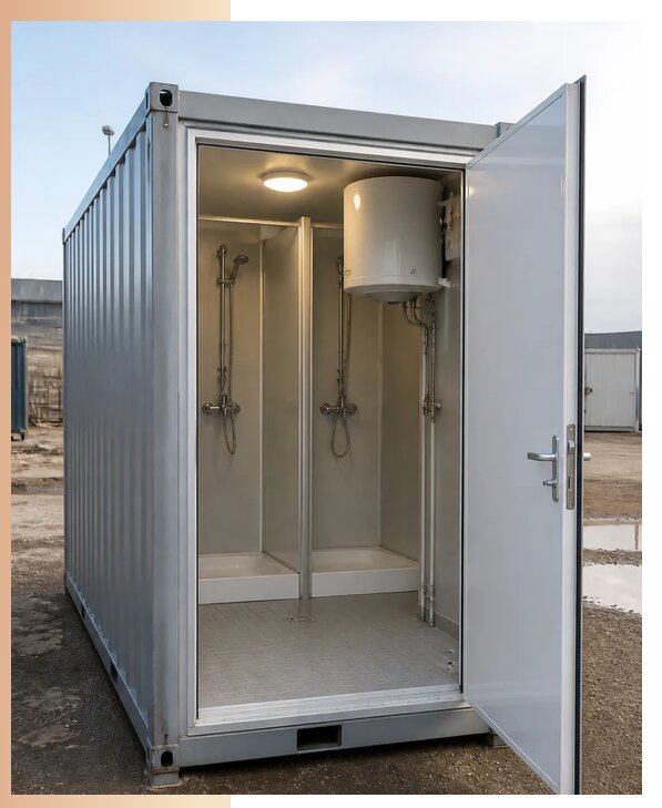 Изготовление и аренда модульных душевых под ключ в Туле